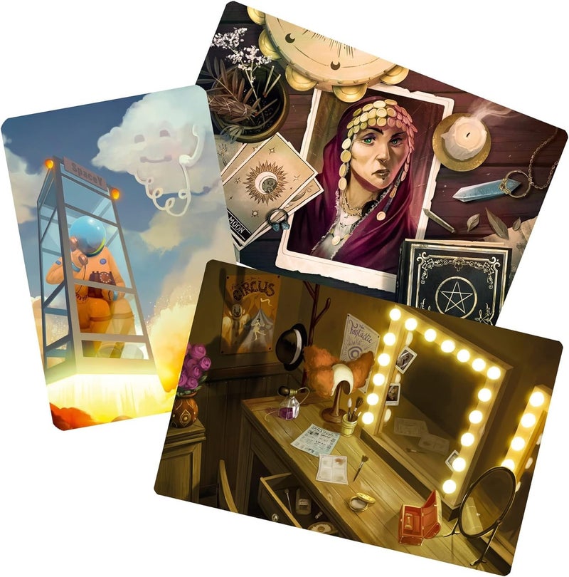 Asmodee Mysterium Park Board Game - Uncover Dark Secrets in a Charming Carnival Setting, Cooperative Mystery for Kids & Adults, Ages 10+, 2-7 Players, 28 Minute Playtime - Image 4